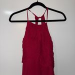 NEW Azazie Ginger A-Line Halter Pleated Chiffon Bridesmaid Dress Burgundy A8 Photo 1