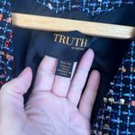 Truth by Republic Colorful Tweed Blazer Longline Single Breasted Preppy Size XS Photo 7