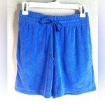 TNA Aritzia Towel Terry Boyfriend 5” Shorts In baby blue size XXS Photo 0