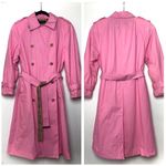 CUSTOM Light Pink Trench coat Size 8 Photo 0