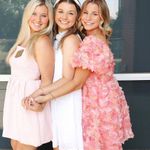 Pink Floral Puff Sleeve Mini Dress Size M Photo 1