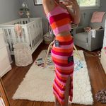 Lulus Two piece pink striped sweater set  Photo 1