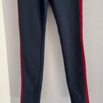 Boom Boom Jeans Navy Chino Stretch Pants with Red Stripe Photo 2