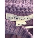 Aeropostale Small Purple Cropped Cable Knit Sweater Photo 6