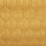 Vintage Romantic Expressions 90s Marigold Pointelle Cropped Tank Top Size Large Yellow Photo 1