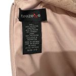 Teeze Me  Metallic Lace Glitter Mesh High Low
Dress in Blush, Sz 1/2 Photo 11