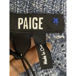 Paige ‎ Womens Athena Sweater MOONDUSTBLUE/SILVER Wool Blend Size Large Photo 3