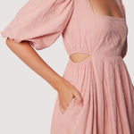 Lost + Wander NWT  Blush Pink Bird Song Midi Dress, Size Medium Photo 0