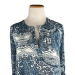 Show Me Your Mumu‎ Boho Spring Flowy Whimsical Top Small Blue Photo 2