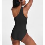 Michael Kors  nwt $106 Embellished One-Shoulder Underwire One-Piece Swimsuit 12 Photo 2