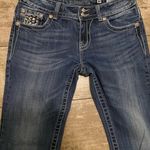 Miss Me  Sequin Distressed Bootcut Jeans. Photo 2