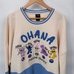 Her Universe  Disney Lilo Stitch Ohana Sweatshirt Womens 2X White‎ Blue NEW Photo 1