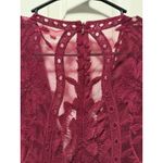 Honey Punch Small Maxi Lace Purple Dress Photo 6