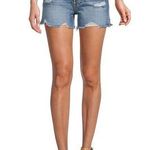 Free People Distressed Denim Shorts Light Wash 27 Photo 0