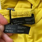 Galamaar Bikini Swimsuit bralette high rise womens Yellow (small) bright beach Photo 4