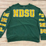 PINK - Victoria's Secret  NDSU North Dakota State Bison Green Gold Sweatshirt L Photo 0