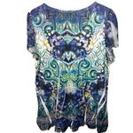 Dress Barn  Classic pleated hem pretty blue color top. New Photo 4