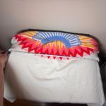 French Connection ‎ Sweater XL Pullover Knit Colorful Aztec Geometric Boho Photo 2