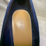 Fioni  Navy Blue Suede Like Heels Photo 6