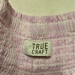 True Craft  Pale Pink/Lavender Tie Dye Lined Short Medium Photo 3