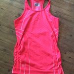 Athleta M ruched sides bright pink workout tank Photo 0
