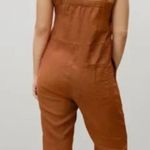 Everlane Burnt Orange The Linen Jumpsuit Size 12 Photo 1