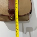 Coach  Vintage Sheridan Mayfield Beige Brown Saddle Leather‎ Shoulder Bag 4225 K Photo 10