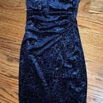 Honey and Rosie Blue Sparkly Short Dress Photo 0