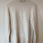 Akris Punto Cream Tonal Intarsia Check Turtleneck Size 6 Workwear Copy Photo 0