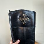 Tory Burch leather tall black riding boots 7 women’s Photo 6