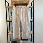 CAbi #5316 Tick-Tock Striped High-Rise Pocket Crop Pant Trouser, 10 Photo 2