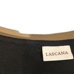 Lascana Black Long Sheer Chiffon Puff Sleeve Crew Neck Blouse Women Sz L Size L Photo 5