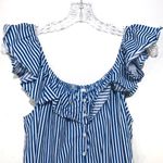 Live 4 Truth  blue white off shoulder boho dress‎ Medium Photo 1