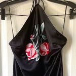 Realisation Par Electra Halter Silk Slip Dress Embroidered Pandora Small NWT Photo 4