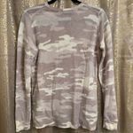 Charter Club 100% Cashmere Light Camo Print Taupe Crewneck Sweater Med NWT Photo 1