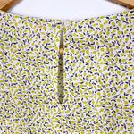 Ann Mashburn Lemon Print Cotton 3/4 Sleeve Yellow Top Size XS Photo 4