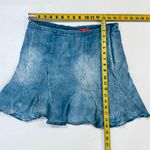 Chelsea & Violet Frayed Mini Denim Skirt • Size L Size L Photo 1