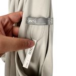 ASOS NWT Embellished Halter Maxi Gown Keyhole Back Light Gray Size 12 Wedding Photo 5