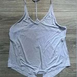 Lululemon Athletica Open Back Tank Powder Blue Yoga Fitness Active Workout Photo 0
