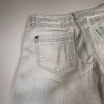 Grane Slim Denim Jean Shorts Light Wash Raw Hem Distressed Size 9 Juniors # Gray Photo 5