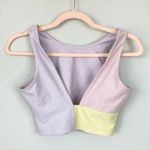 Outdoor Voices Purple Light Support V-Back Venus Crop Top Tank Sports Bra Size S Photo 5