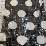 Love Rocks Sequin Polka Dot Tank – Size M Black Photo 1