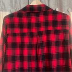 Calvin Klein Jeans NWT  Red and Black Plaid Flannel Shirt Size Medium Photo 9