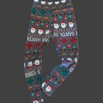No Boundaries Christmas Leggings Holiday Santa Reindeer New Womens Junior Medium Photo 2