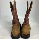 Rocky women’s 10” Farmstead leather boots western cowgirl‎ brown/purple size 6.5 Brown Photo 3