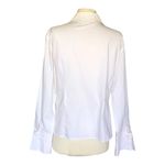 Andre Oliver White Button Down Shirt Blouse Collared Long Sleeve Women's Size 12 Photo 3