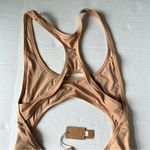 SKIMS NWT  swim cut out monokini ochre XS Photo 8