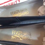 Salvatore Ferragamo NEW women's 8.5 AAA extra narrow shiny brown dress shoe NWOT Photo 1