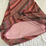 New York And Company Pink V-Cut Dress Photo 4