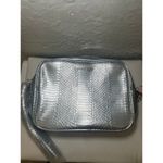 Victoria's Secret NWT  2016 Fashion Show Silver Crossbody Purse Tassel‎ Snakeskin Photo 2
